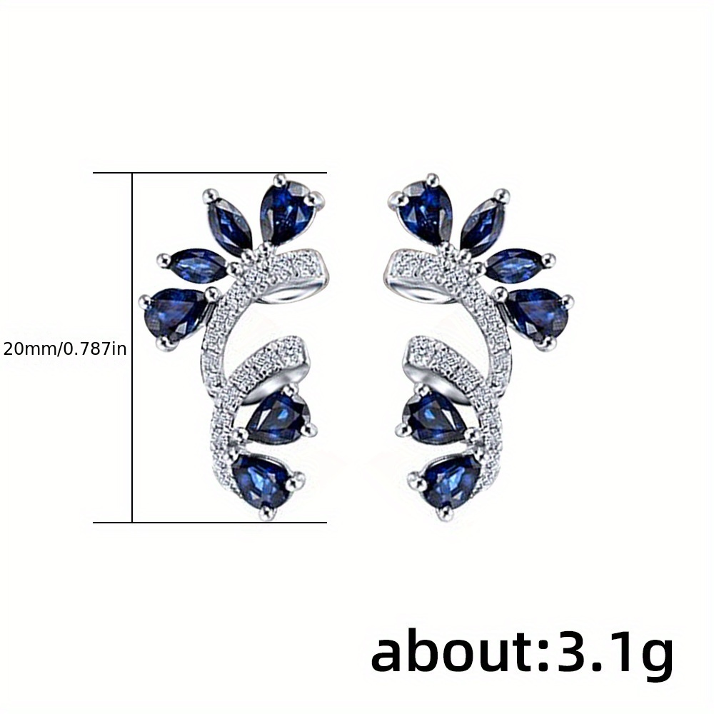 flower earrings and earrings for women with a high end and niche design flower vine earrings details 3