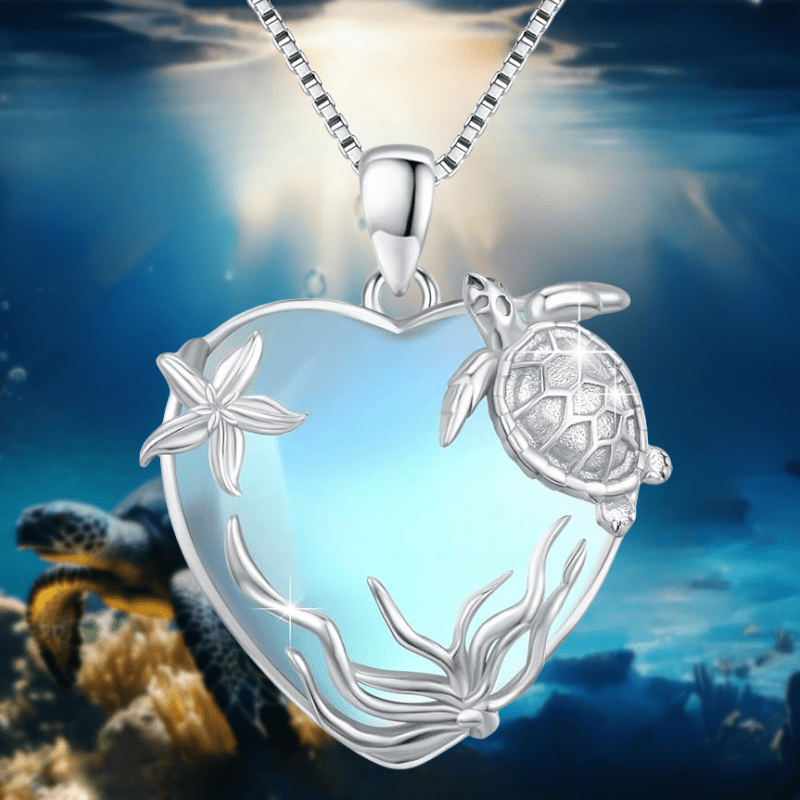 1pc fashion creative turtle pendant necklace ocean style necklace jewelry perfect gift for men details 2