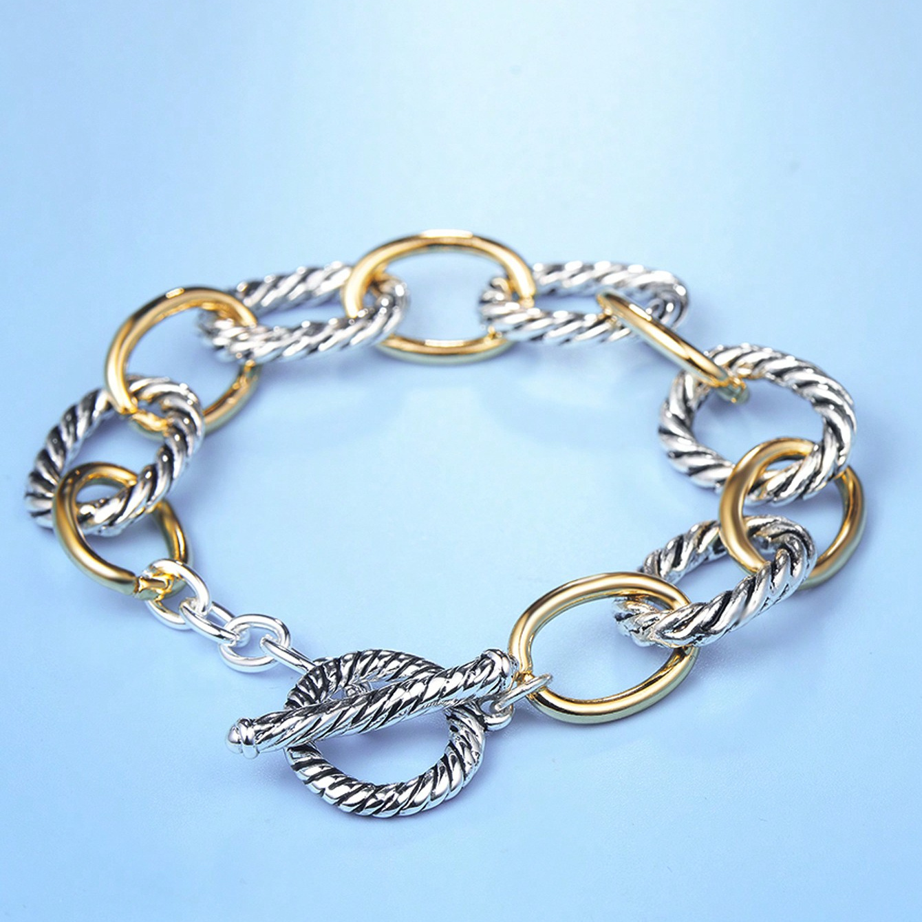 1pc designed braided wire rope twisted bracelet suitable for daily wear by women an exquisite gift for women and mothers details 1